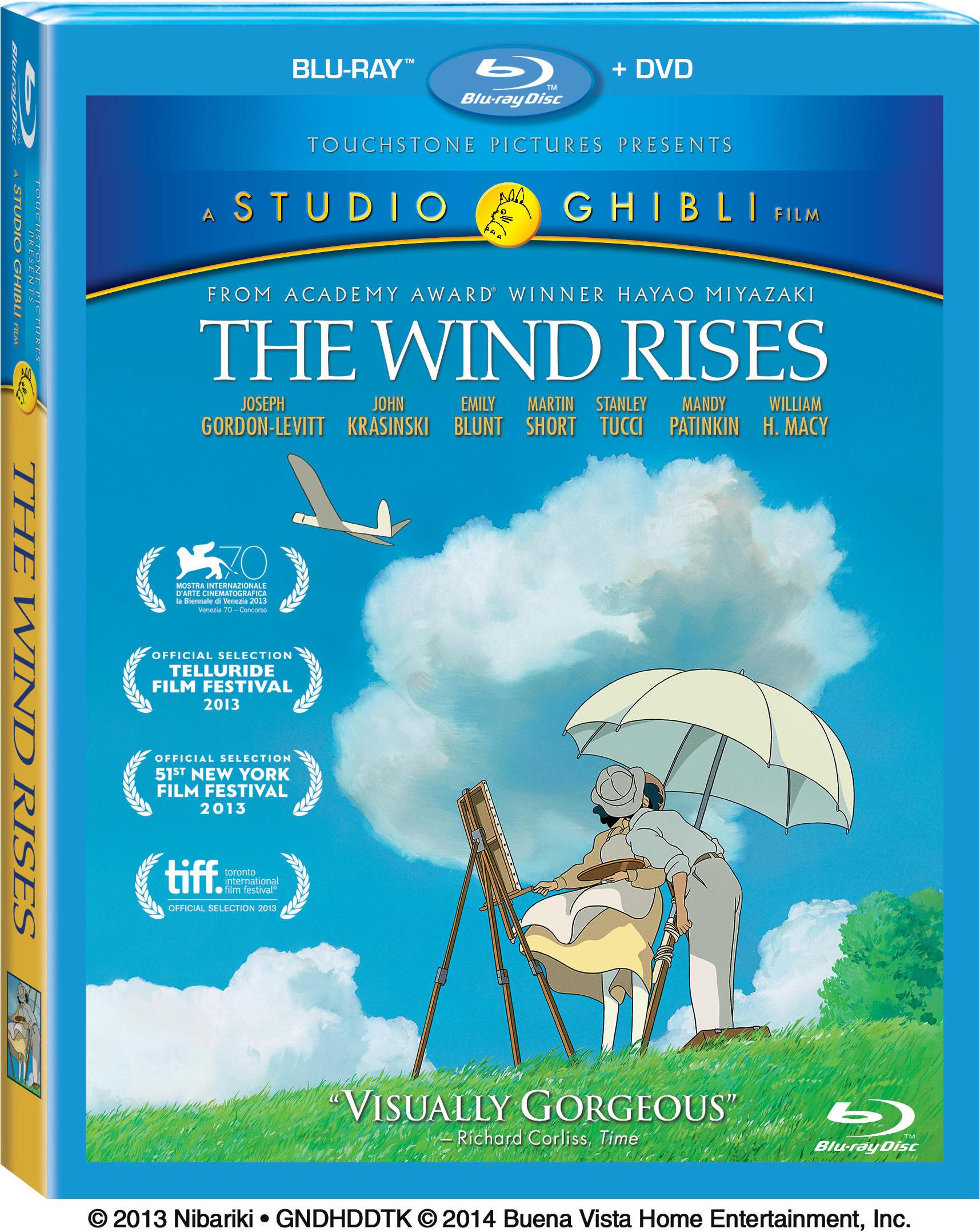 Blu-Ray Review] 'The Wind Rises' Is Heartfelt, Powerful & Gorgeous; Now  Available On Blu-Ray Combo Pack & DVD From Disney, Touchstone & Studio  Ghibli | Screen-Connections