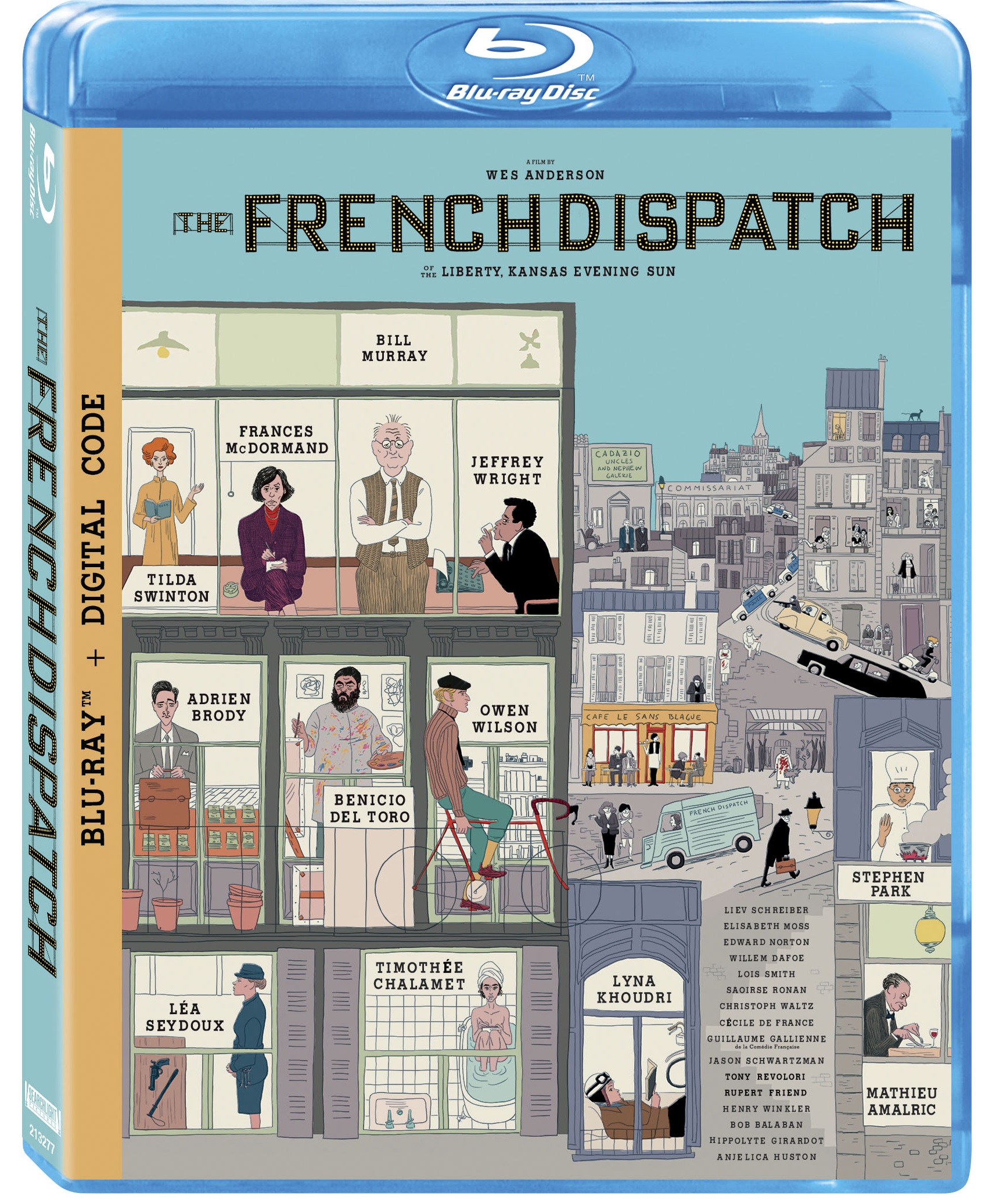 the french dispatch, blu ray